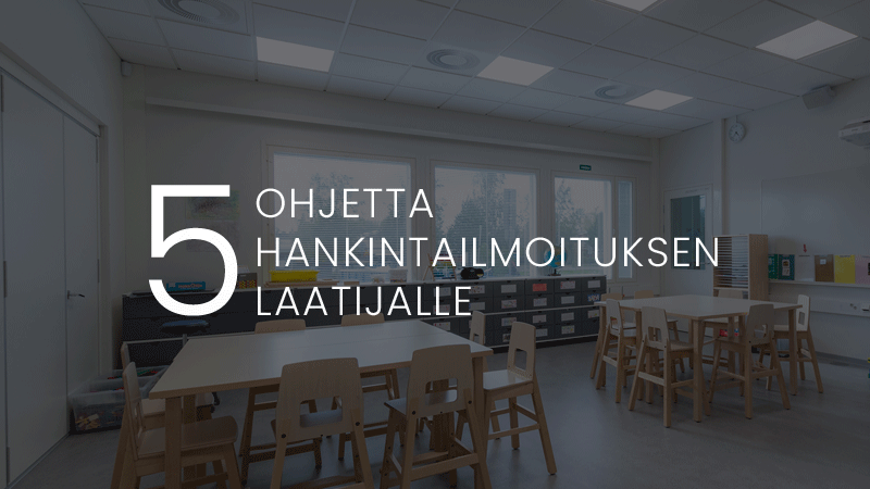 ohjeita hankintailmoituksen laatijalle