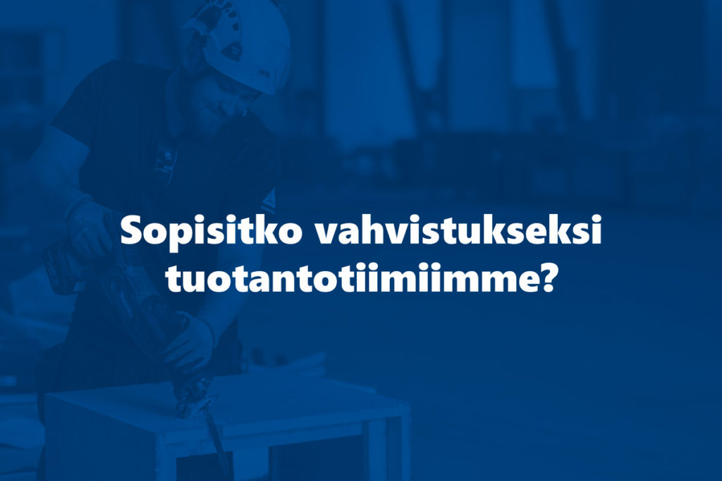 rekrytointi tuotantotyöntekijä rakennustyöntekijä