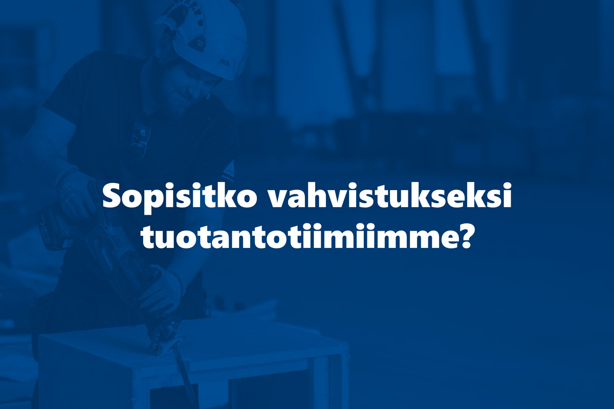 rekrytointi tuotantotyöntekijä rakennustyöntekijä